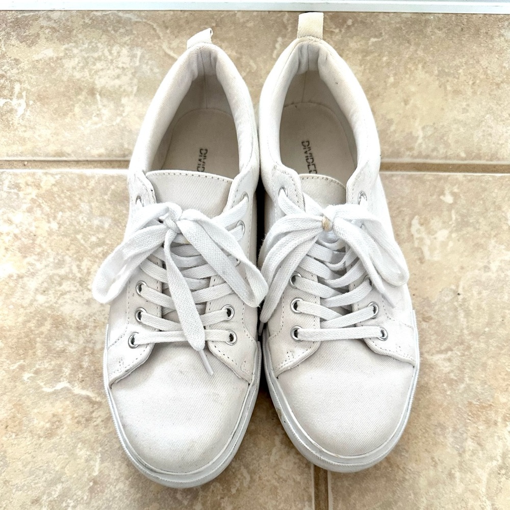 H&M Divided White platform sneakers
